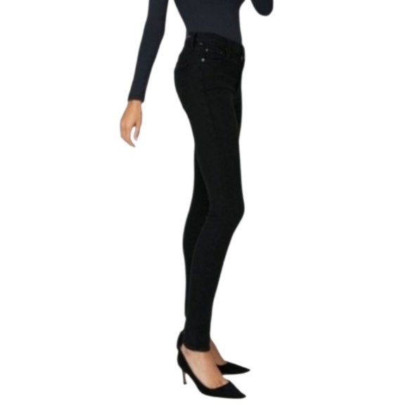 Citizens Of Humanity CoH Women's Rocket Jeans High Rise Skinny Black Size 27 - Picture 2 of 12